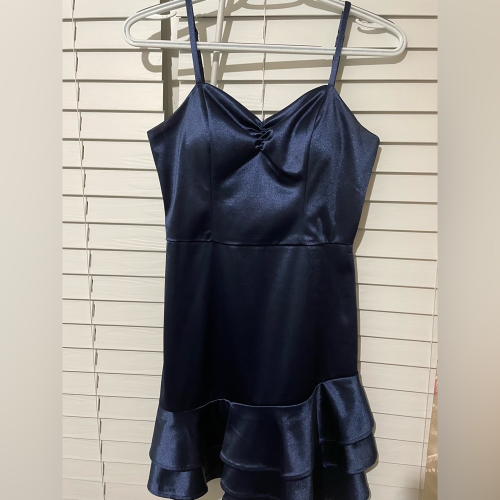 BCX ruffled asymmetrical dress